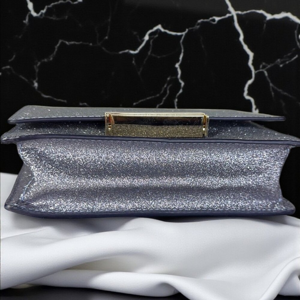 Kate Spade Storybook Lining Glitter Burgess Court Convertible Crossbody Bag - Picture 8 of 17
